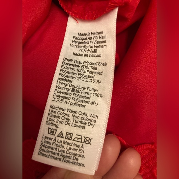 NWT true red J. Crew Collection luxe floral lace dress, size 8 - Picture 8 of 8